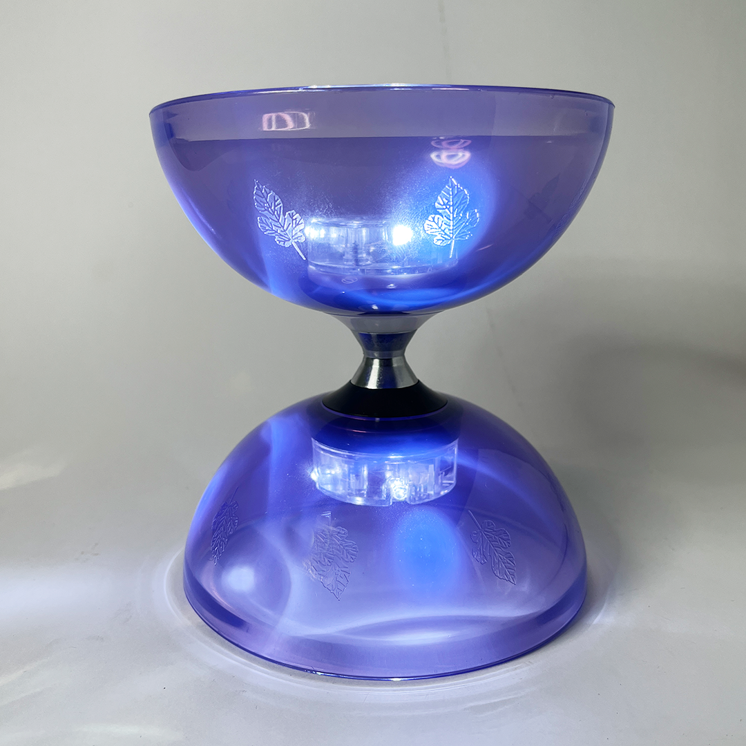 Purple Triple Bearing Diabolo Pro Set w/ LEDs – Spyros Bros
